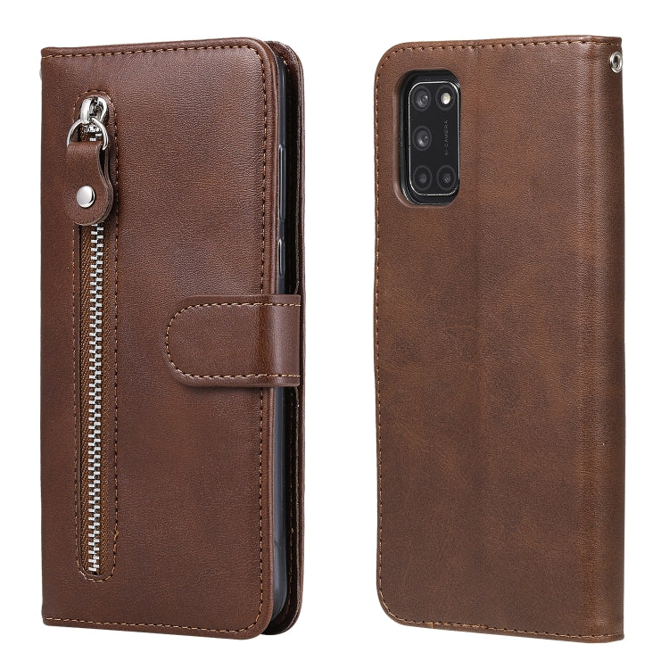 Custodia portafoglio in pelle con zip per smartphone OPPO compati