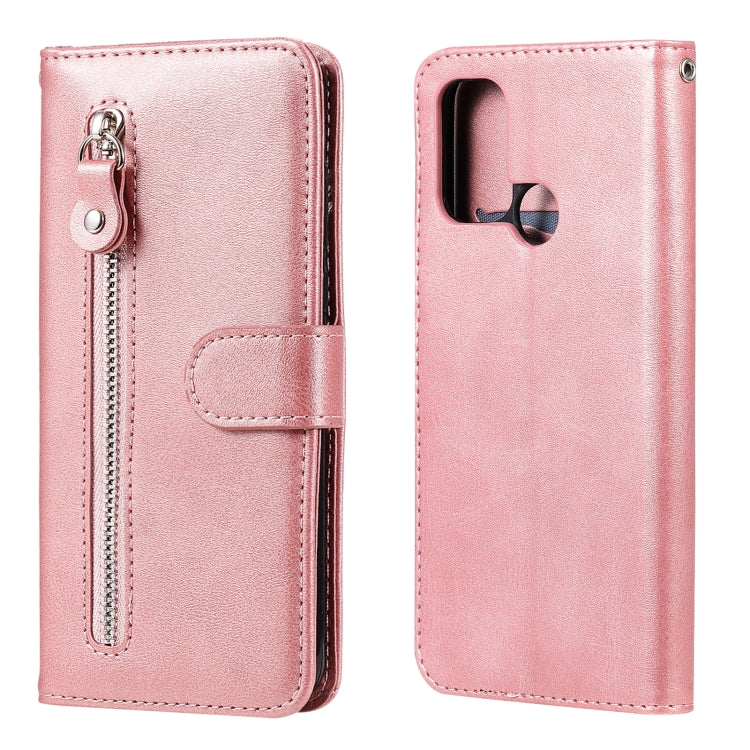 Custodia portafoglio in pelle con zip per smartphone OPPO compati
