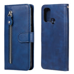 Custodia portafoglio in pelle con zip per smartphone OPPO compati