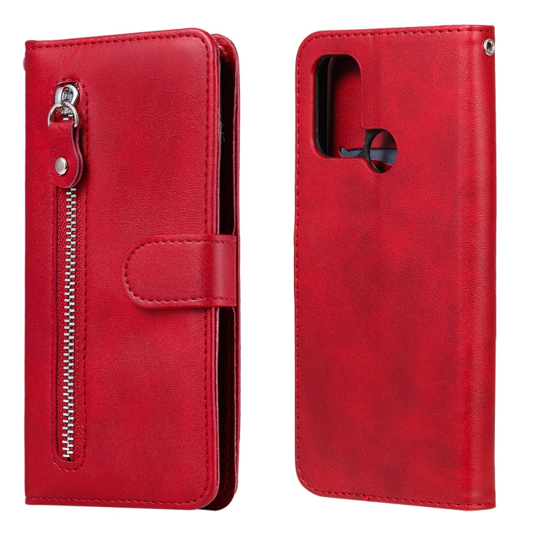 Custodia portafoglio in pelle con zip per smartphone OPPO compati