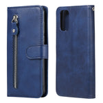 Custodia portafoglio in pelle con zip per smartphone OPPO compati