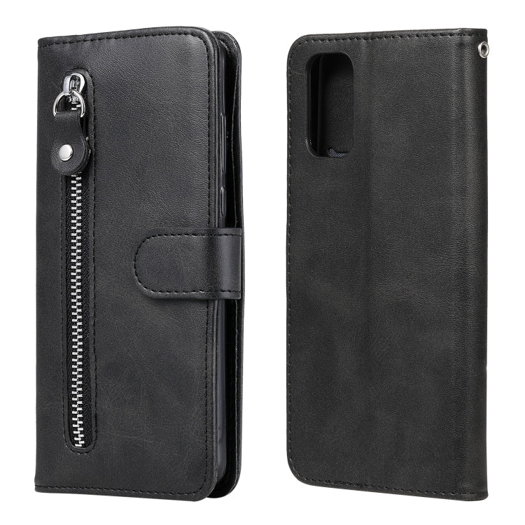 Custodia portafoglio in pelle con zip per smartphone OPPO compati