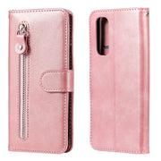 Fashion Calf Texture Zipper Custodia in pelle a vibrazione orizzontale con supporto e slot per schede e portafoglio, For OPPO Realme 7, For OPPO Realme C11, For OPPO Realme C15 / C12, For OPPO Reno4 Pro 5G