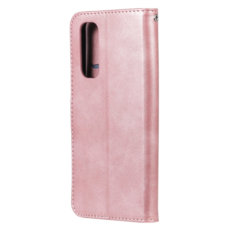 Custodia portafoglio pelle con zip per Realme 7 e compatibili