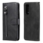 Custodia portafoglio pelle con zip per Realme 7 e compatibili