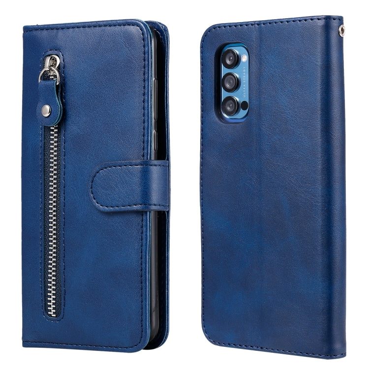 Custodia portafoglio pelle con zip per Realme 7 e compatibili