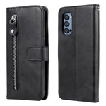 Custodia portafoglio pelle con zip per Realme 7 e compatibili