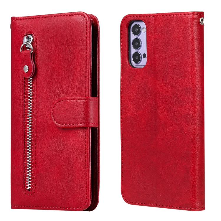 Custodia portafoglio in pelle con zip per smartphone compatibili