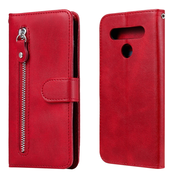 Custodia portafoglio in pelle con zip per smartphone compatibili