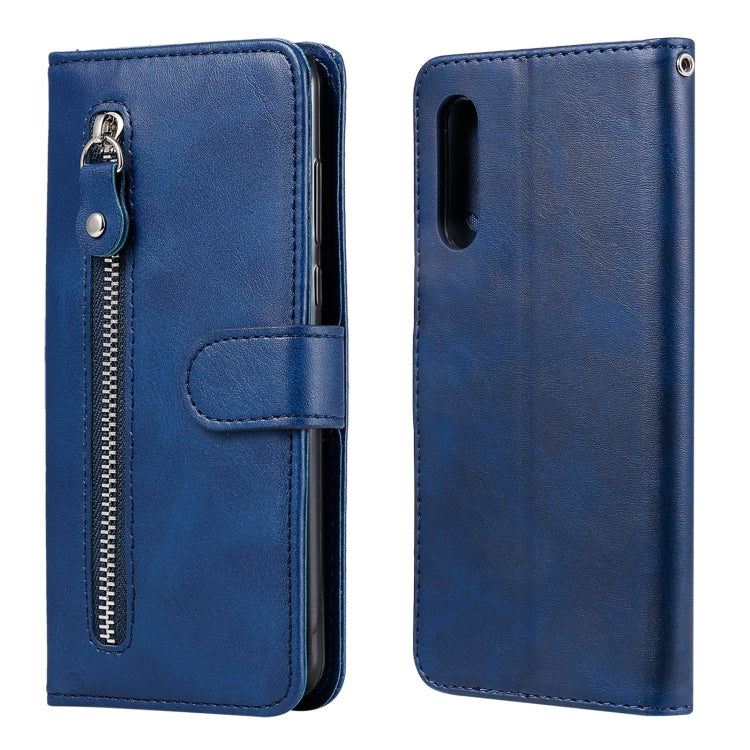 Custodia portafoglio in pelle con zip per smartphone compatibili