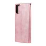 Custodia portafoglio in pelle con zip per Galaxy M31s