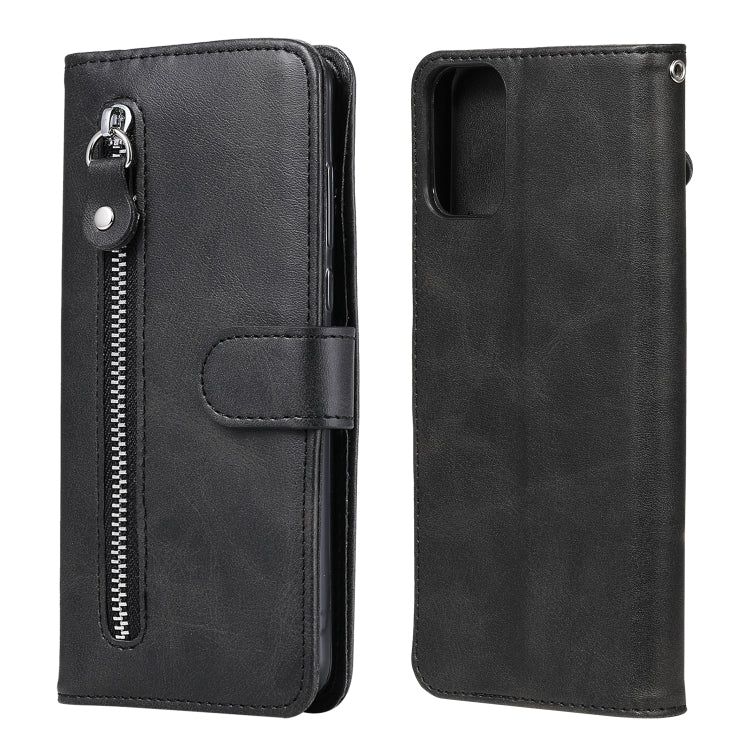 Custodia portafoglio in pelle con zip per Galaxy M31s