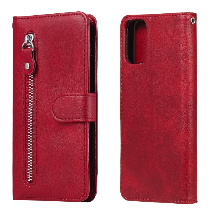 Custodia portafoglio in pelle con zip per Galaxy M31s