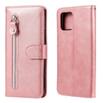 Custodia portafoglio in pelle con zip per Galaxy M31s