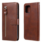 Custodia portafoglio in pelle con zip per Galaxy M31s
