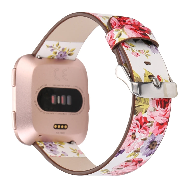Per Fitbit Versa 1/2 cinturino da polso di ricambio con motivo floreale