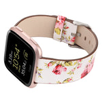 Per Fitbit Versa 1/2 cinturino da polso di ricambio con motivo floreale