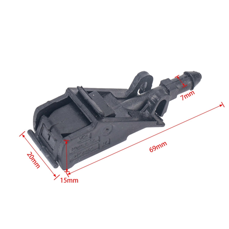 Ugello spruzzatore d'acqua a getto d'acqua per tergicristallo da 2 pezzi 6RD955985 per Volkswagen, For Volkswagen