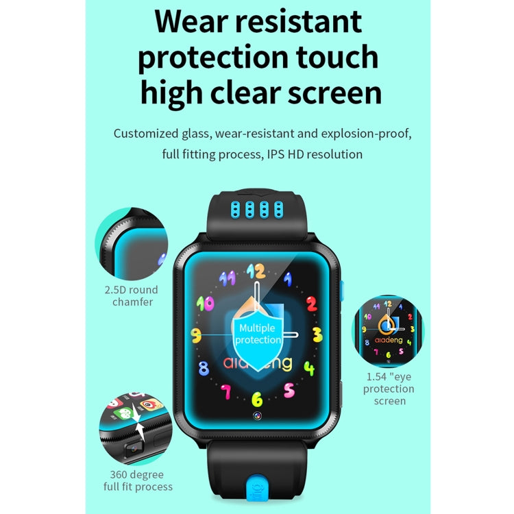 H1(1+8) 1,54 pollici Full-fit Screen Dual Camera Smart Phone Watch, Supporto SIM Card / Tracciamento GPS / Traiettoria in tempo reale / Monitoraggio della temperatura