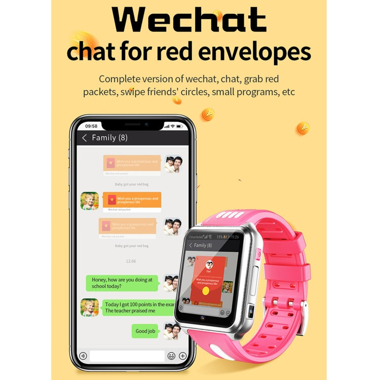H1(1+8) 1,54 pollici Full-fit Screen Dual Camera Smart Phone Watch, Supporto SIM Card / Tracciamento GPS / Traiettoria in tempo reale / Monitoraggio della temperatura