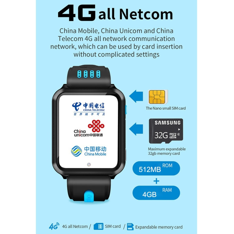 H1(1+8) 1,54 pollici Full-fit Screen Dual Camera Smart Phone Watch, Supporto SIM Card / Tracciamento GPS / Traiettoria in tempo reale / Monitoraggio della temperatura