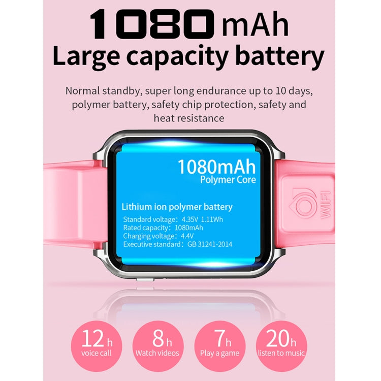 H1(1+8) 1,54 pollici Full-fit Screen Dual Camera Smart Phone Watch, Supporto SIM Card / Tracciamento GPS / Traiettoria in tempo reale / Monitoraggio della temperatura