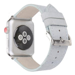 Cinturino in vera pelle smerigliata per Apple Watch Series 6 e SE e 5 e 4 44 mm / 3 e 2 e 1 42 mm, For Apple Watch Series 7 45mm / 6 & SE & 5 & 4 44mm / 3 & 2 & 1 42mm