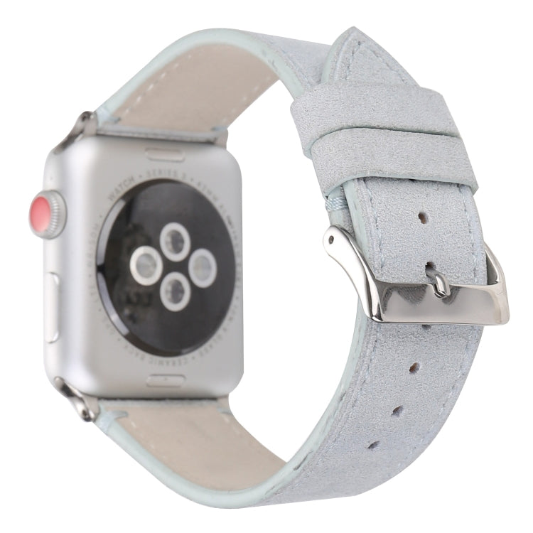Cinturino in vera pelle smerigliata per Apple Watch Series 6 e SE e 5 e 4 44 mm / 3 e 2 e 1 42 mm, For Apple Watch Series 7 45mm / 6 & SE & 5 & 4 44mm / 3 & 2 & 1 42mm
