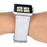 Cinturino in vera pelle smerigliata per Apple Watch Series 6 e SE e 5 e 4 44 mm / 3 e 2 e 1 42 mm, For Apple Watch Series 7 45mm / 6 & SE & 5 & 4 44mm / 3 & 2 & 1 42mm