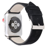 Cinturino in vera pelle smerigliata per Apple Watch Series 6 e SE e 5 e 4 44 mm / 3 e 2 e 1 42 mm, For Apple Watch Series 7 45mm / 6 & SE & 5 & 4 44mm / 3 & 2 & 1 42mm