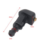 2 pezzi ugello di spruzzo d'acqua per tergicristallo per parabrezza anteriore + set di connettori per tubi 3W7Z17603AA per Ford F-150, For Ford F-150 + Hose