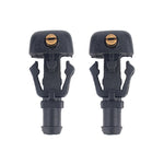 2 pezzi ugello di spruzzo d'acqua per tergicristallo per parabrezza anteriore + set di connettori per tubi 3W7Z17603AA per Ford F-150, For Ford F-150 + Hose