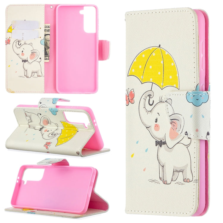 Custodia portafoglio in pelle flip per Samsung Galaxy S21+