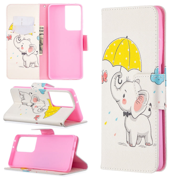 Custodia portafoglio in pelle flip per Samsung Galaxy S21 Ultra