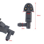 Ugello di spruzzo d'acqua a getto d'acqua per tergicristallo anteriore da 2 pezzi 94556605 per Chevrolet Cruze 2009-2014, For Chevrolet Cruze 2009-2014