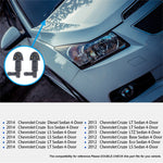 Ugello di spruzzo d'acqua a getto d'acqua per tergicristallo anteriore da 2 pezzi 94556605 per Chevrolet Cruze 2009-2014, For Chevrolet Cruze 2009-2014