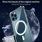 Custodia magnetica trasparente in TPU per iPhone XR
