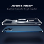 Custodia magnetica trasparente in TPU per iPhone XR