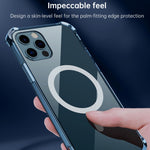 Custodia magnetica trasparente in TPU per iPhone XR