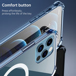 Custodia magnetica trasparente in TPU per iPhone XR