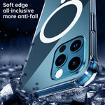 Custodia magnetica trasparente in TPU per iPhone XR