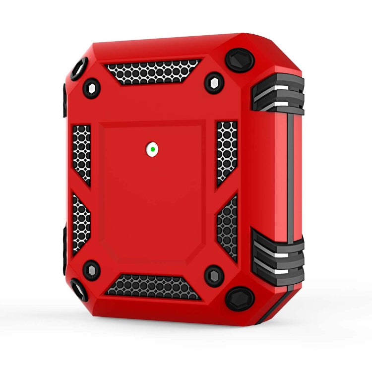 Cover protettiva per auricolari antiurto a quattro angoli Iron Man per AirPods 1/2, For AirPods 1 / 2