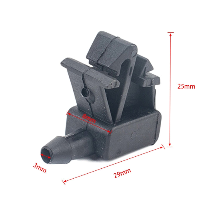 Ugello spruzzatore d'acqua per tergicristallo anteriore da 2 pezzi 6438Z7 per Citroen, For Citroen