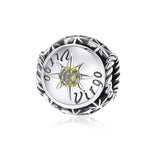 S925 Sterling Silver Dodici Constellation Zircon Beads Bracciale fai da te Collana Accessori, Aries, Taurus, Gemini, Cancer, Leo, Virgo, Libra, Scorpio, Sagittarius, Capricorn, Aquarius, Pisces