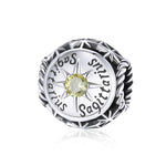 S925 Sterling Silver Dodici Constellation Zircon Beads Bracciale fai da te Collana Accessori, Aries, Taurus, Gemini, Cancer, Leo, Virgo, Libra, Scorpio, Sagittarius, Capricorn, Aquarius, Pisces