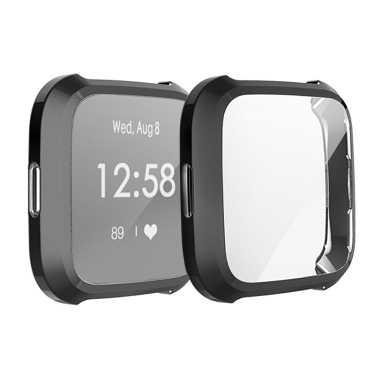 Per Fitbit Versa Lite Smart Watch Custodia protettiva in TPU con placcatura a copertura totale