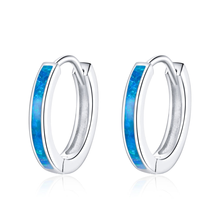 Orecchini da donna in argento sterling S925 stile semplice con opale, Simple Style Opal