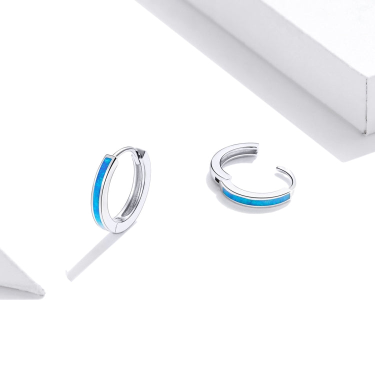 Orecchini da donna in argento sterling S925 stile semplice con opale, Simple Style Opal