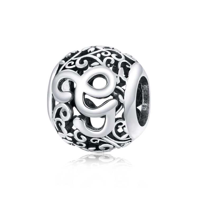 S925 Sterling Silver Mori Series Hollow Letters Beads DIY Bracciale Collana Accessori