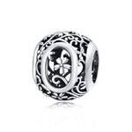 S925 Sterling Silver Mori Series Hollow Letters Beads DIY Bracciale Collana Accessori